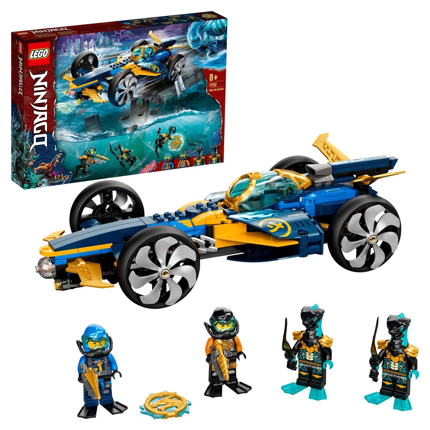 Конструктор LEGO NINJAGO Спидер-амфибия ниндзя блочный - фото 1
