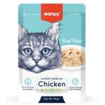 Корм для кошек Wanpy Cat 85г из курицы и трески пауч