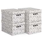 Коробка для хранения VALIANT 25*33*18.5 см набор 4 шт.