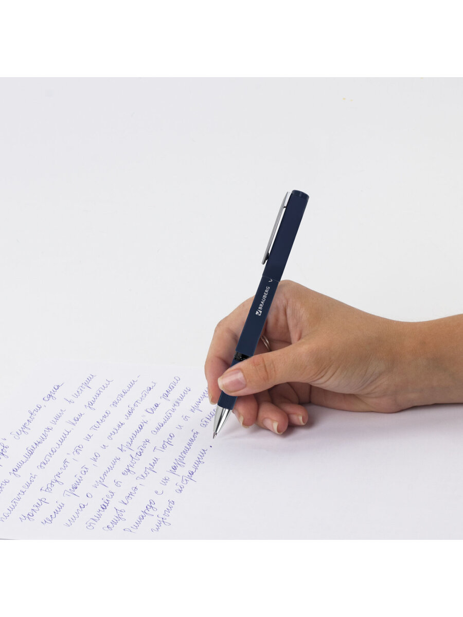 Ручка шариковая Brauberg 3 шт. - фото 11