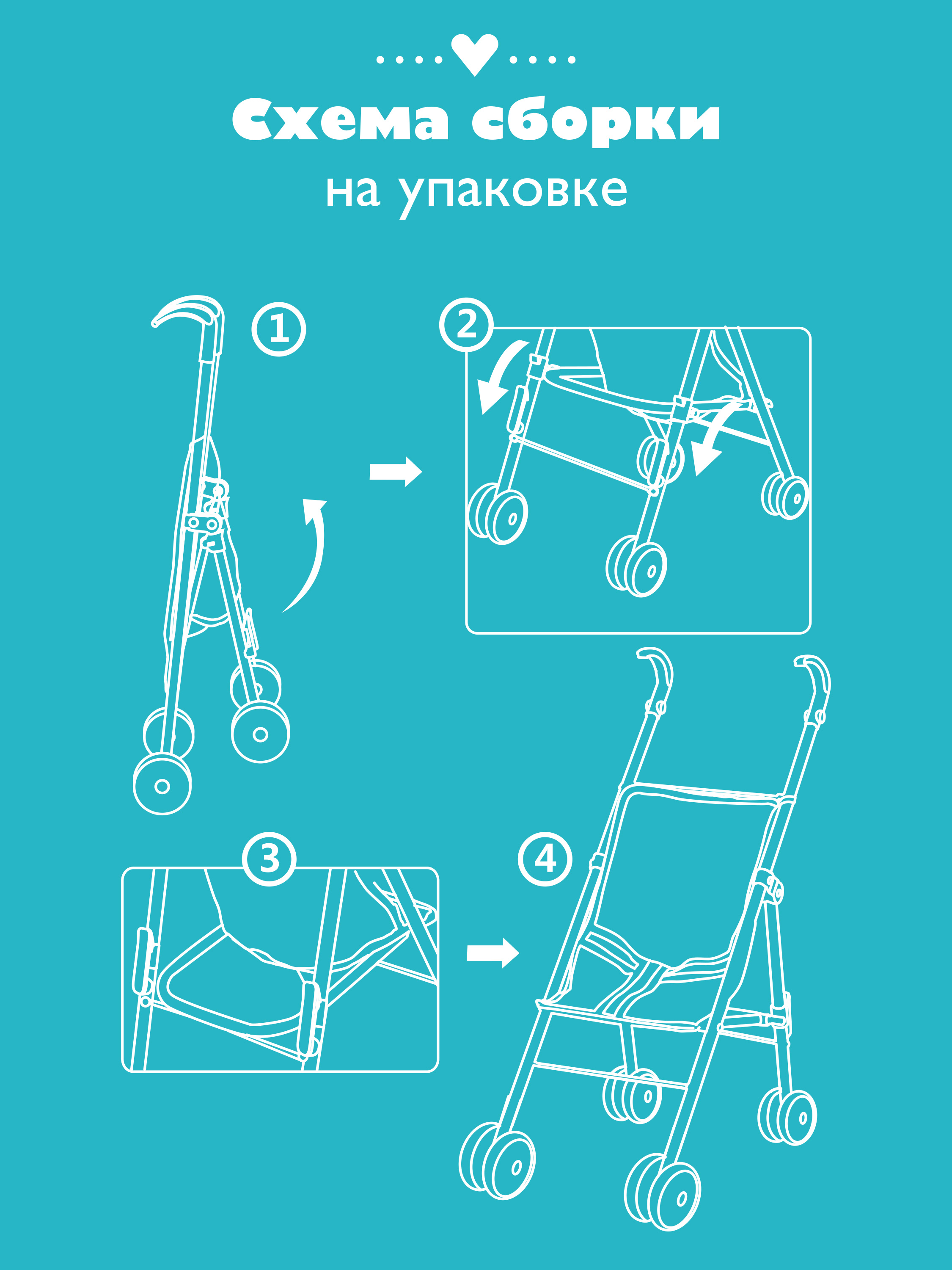 Прогулочная коляска для кукол Mary Poppins 68571 - фото 5