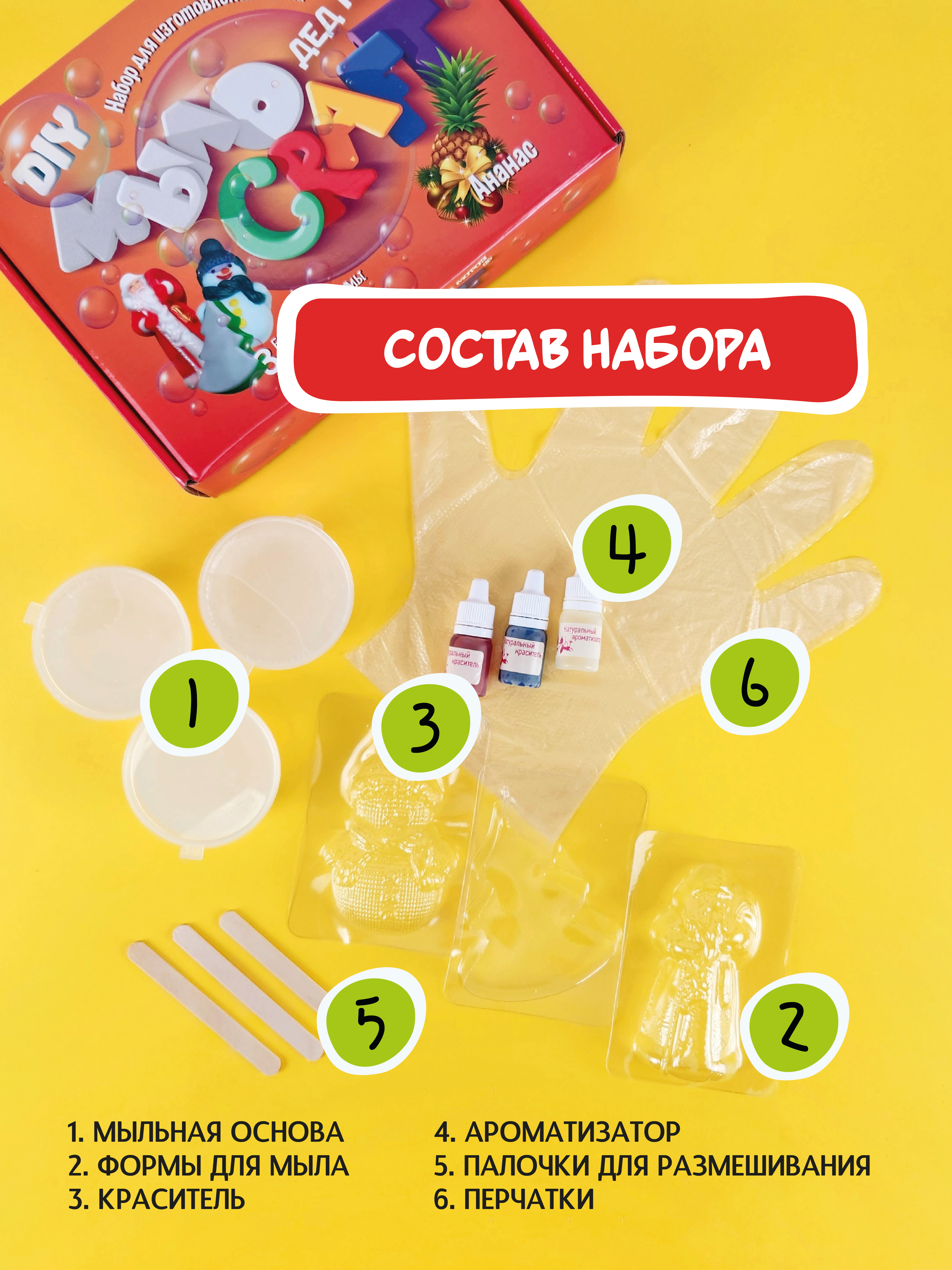 Набор ВИСМА Ананас мыло - фото 2