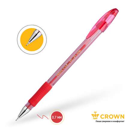 Ручка гелевая CROWN 12 шт.