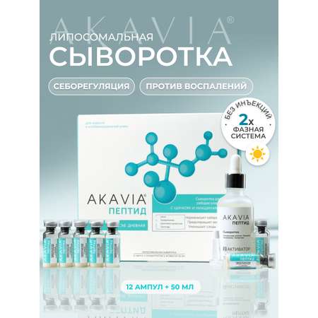 Сыворотка АКАВИЯ Anti-Аcne дневная с цинком