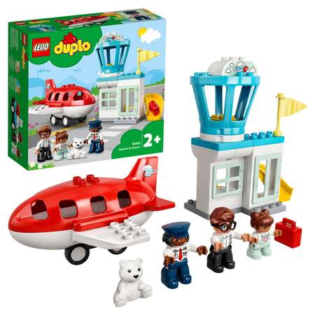 Конструктор LEGO DUPLO Town Самолет и аэропорт сборная игровая модель
