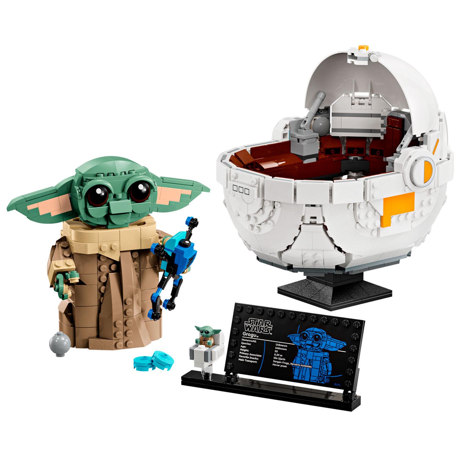 Конструктор LEGO Star Wars Грогу и его летающая коляска 1048 дет. - фото 5