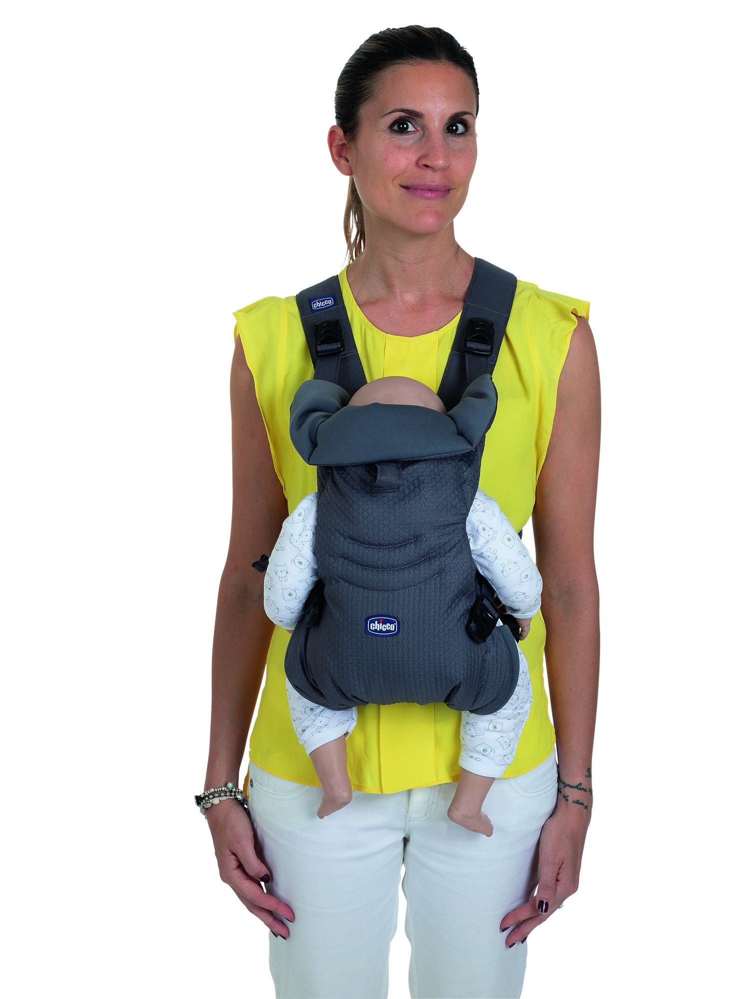 Эргорюкзак для малышей Chicco EASYFIT от 0 мес серый - фото 7