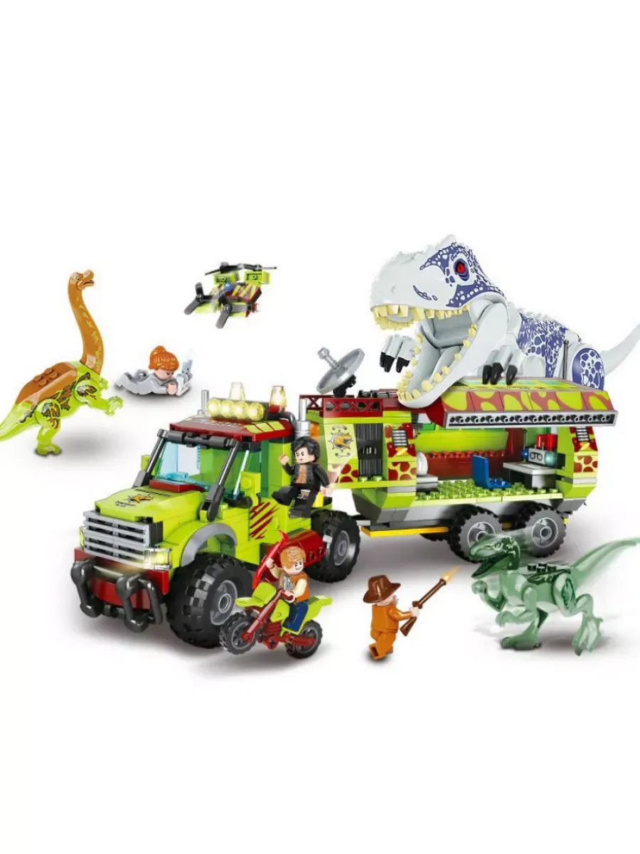 Конструктор CyberToy Побег от белого тирекса 528 дет. - фото 7