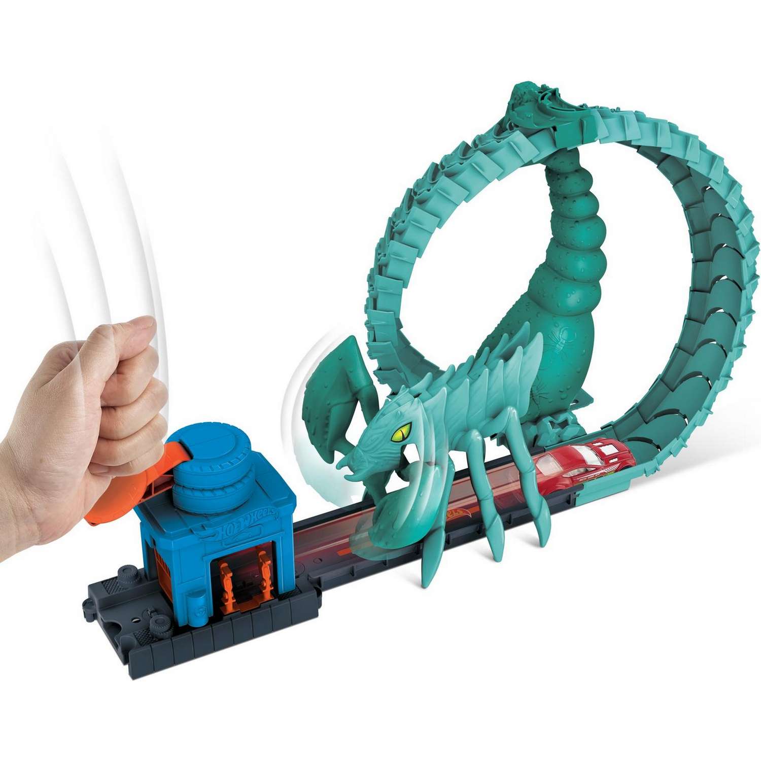 Трек Hot Wheels Атака ядовитого скорпиона с пусковой установкой FNB05 - фото 5
