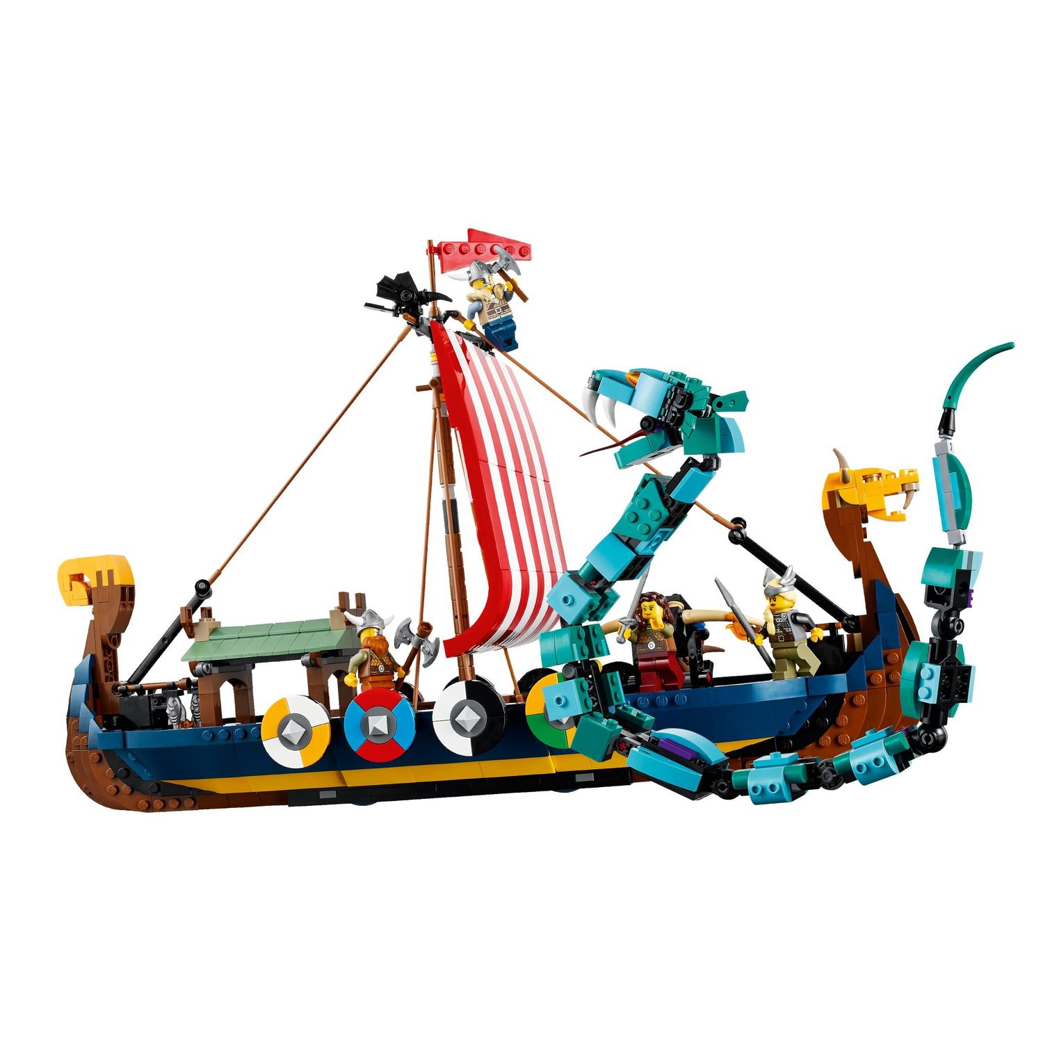 Конструктор LEGO Creator Viking Ship and the Midgard блочный - фото 3