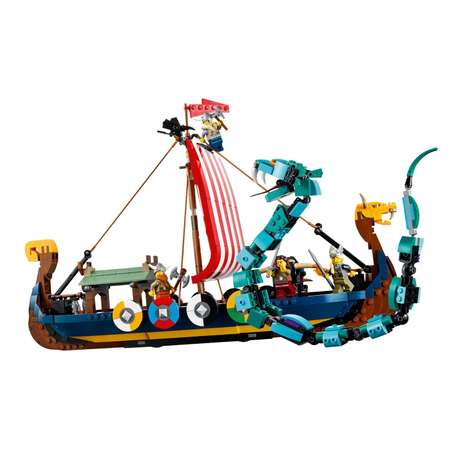 Конструктор LEGO Creator Viking Ship and the Midgard блочный