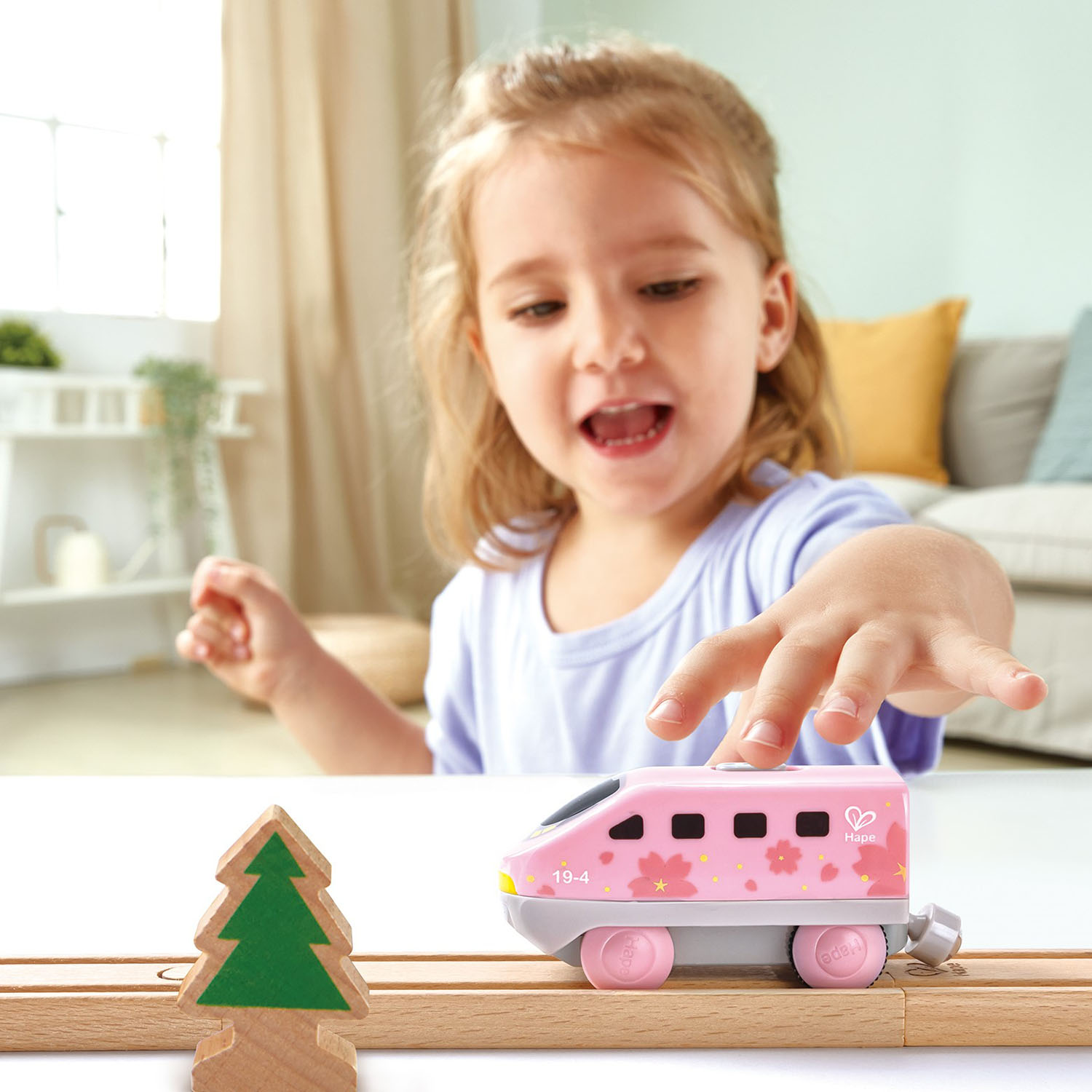 Набор железнодорожный Hape E3789_HP - фото 1