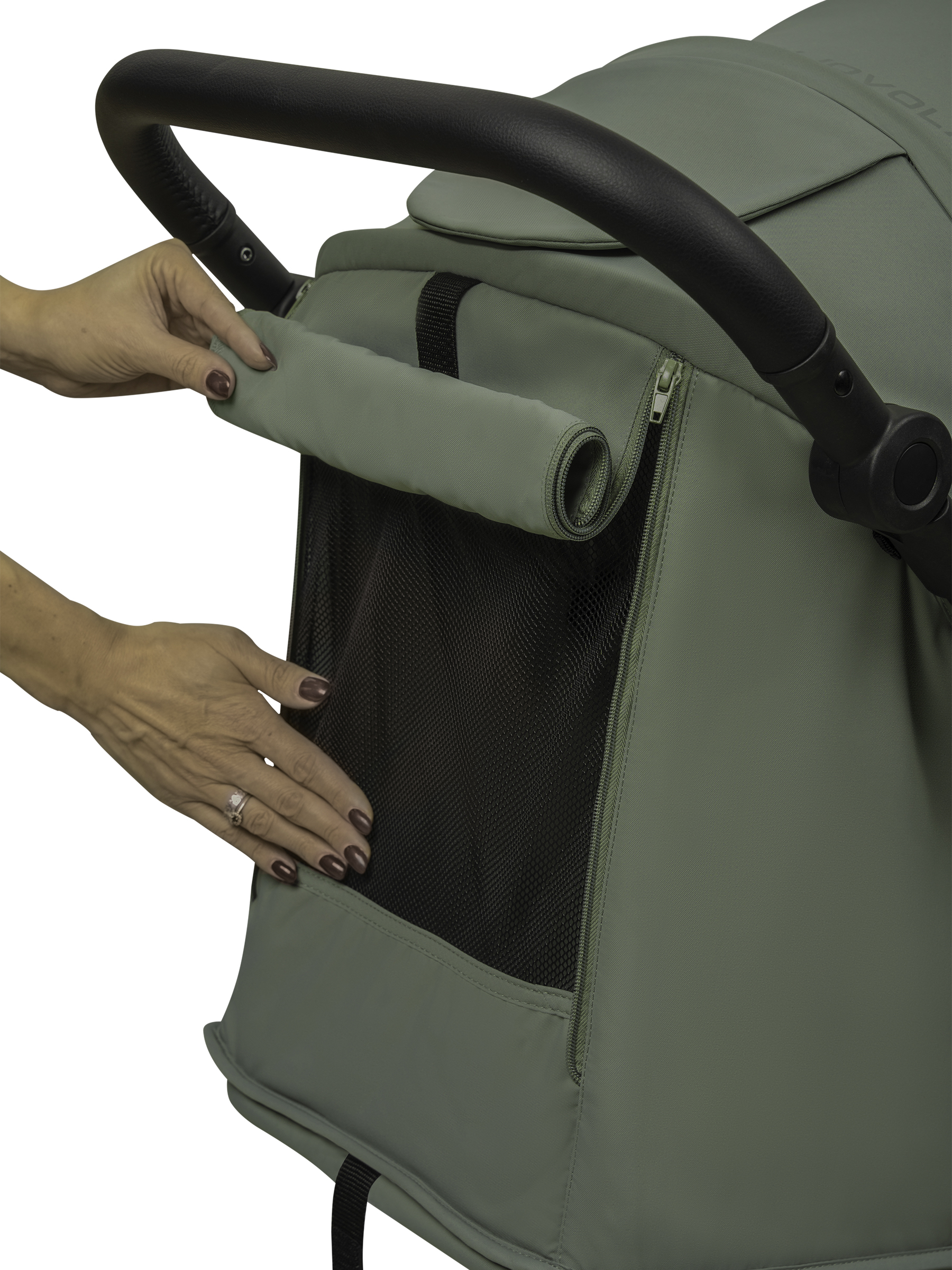 Коляска прогулочная JOVOLA Selena SL, зеленый - фото 23