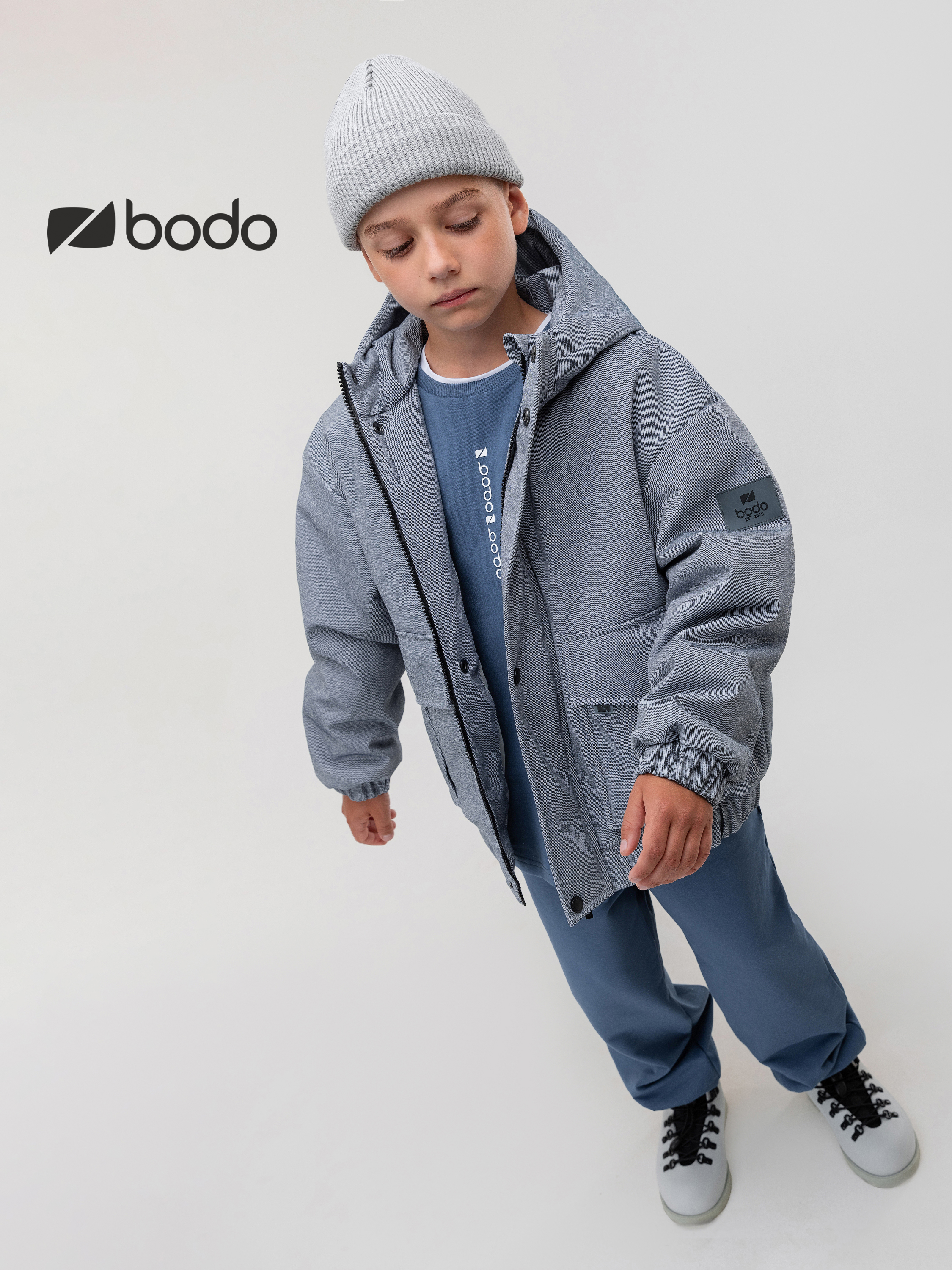 Куртка Bodo 32-89MU_голубой джинсовый - фото 3