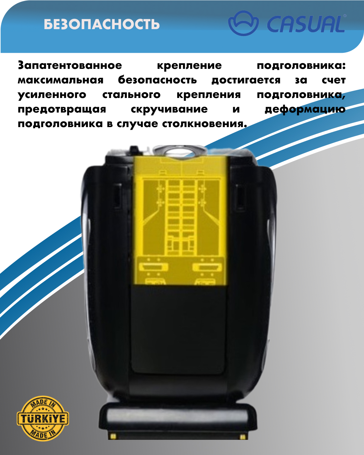 Автокресло Casual Goldfix Pro Isofix 1/2/3 (9-36 кг) - фото 8