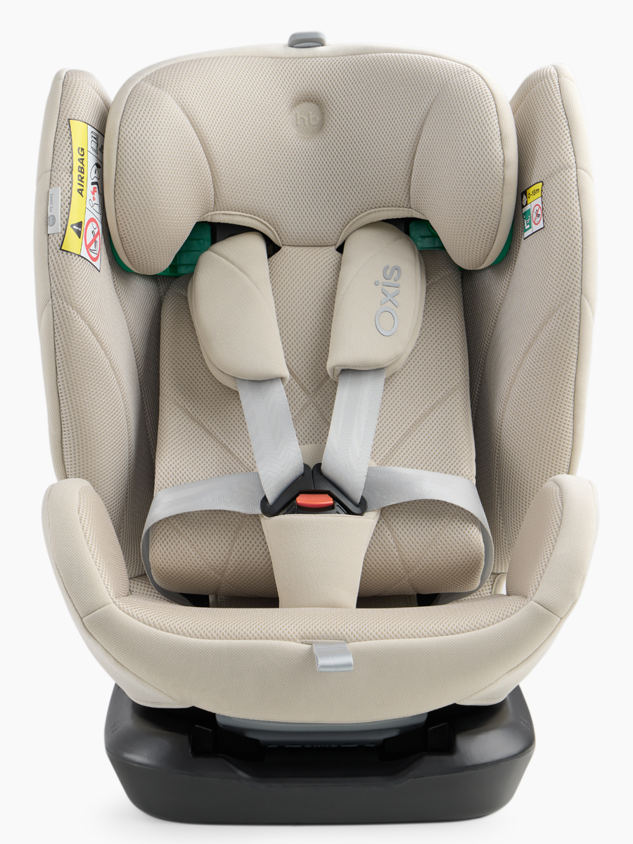 Автокресло Happy Baby Oxis 0+/1/2/3 (0-36 кг) бежевый - фото 4