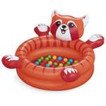Надувной бассейн Bestway Манеж с мячиками Playful Red Panda 50 шариков