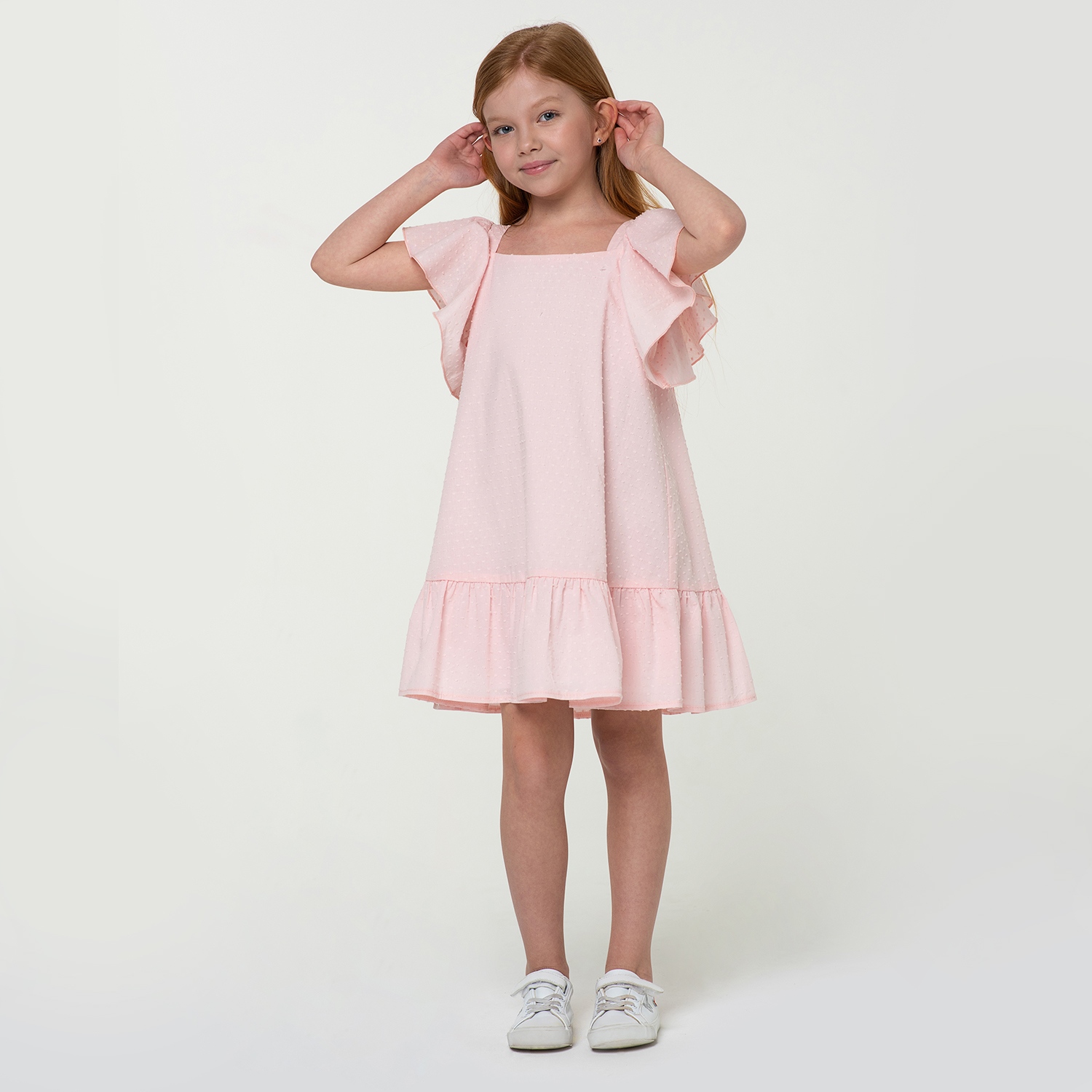 Платье LisaWeta D-064-23 пудра - фото 4