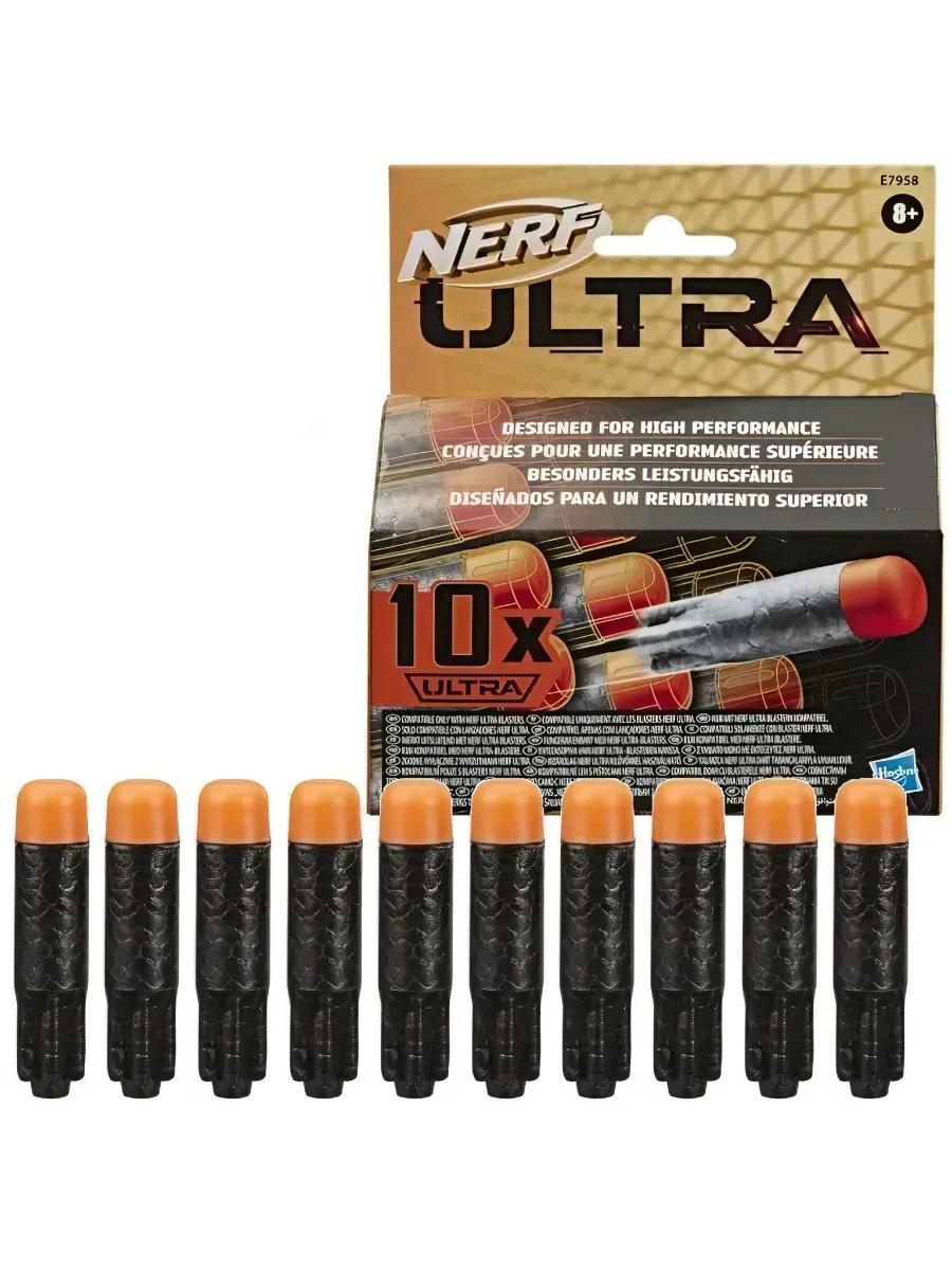 Игрушечные патроны Nerf Ultra Ultra Dart Refill, 10 шт. - фото 1