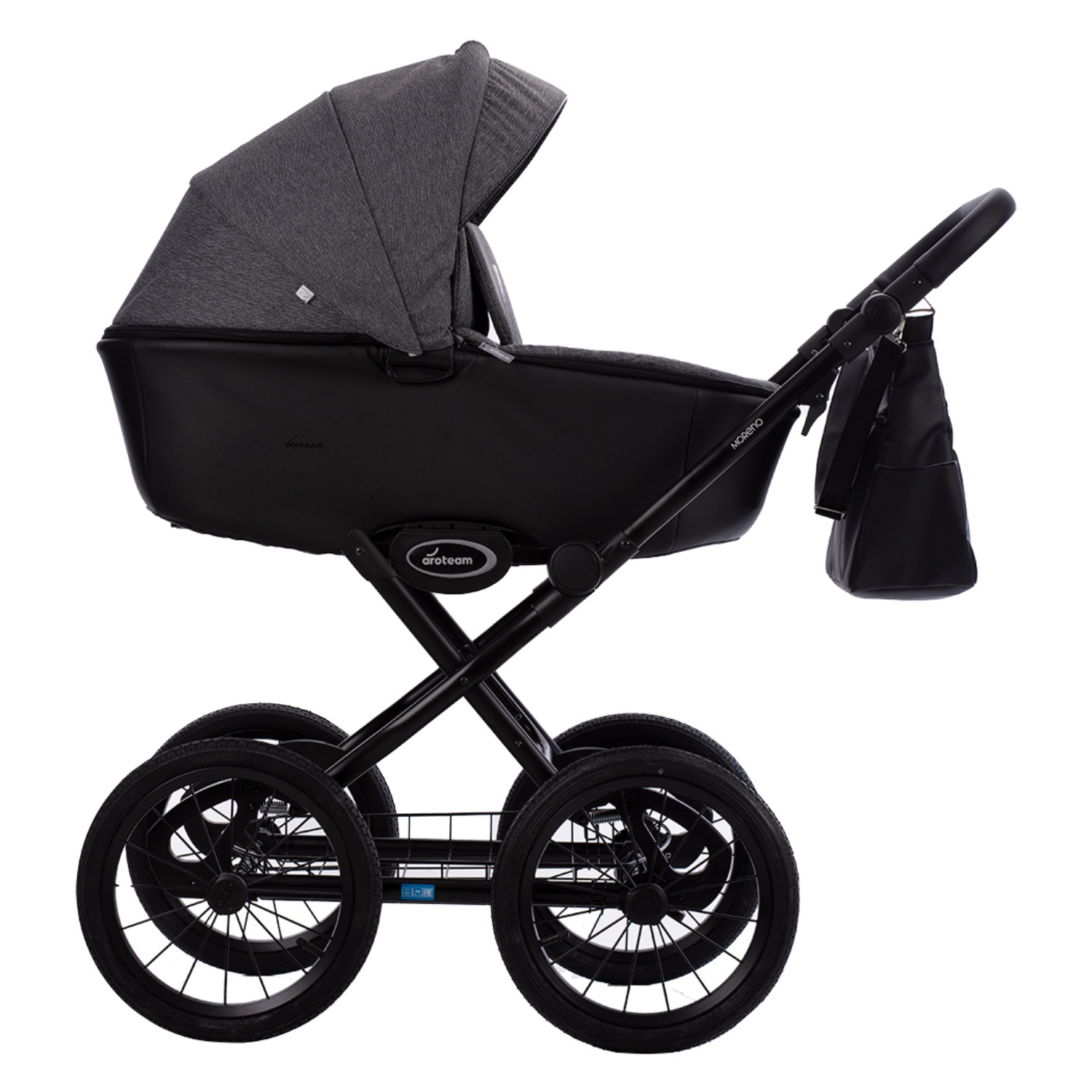 Коляска 2в1 Aroteam Moreno SL 05 черный - фото 2