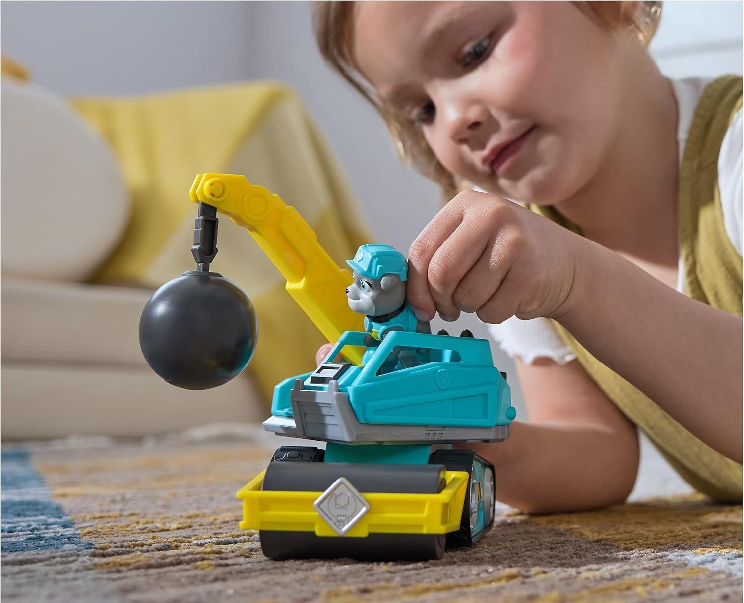 Бульдозер Paw Patrol Реббл базовый транспорт 6069659 - фото 8