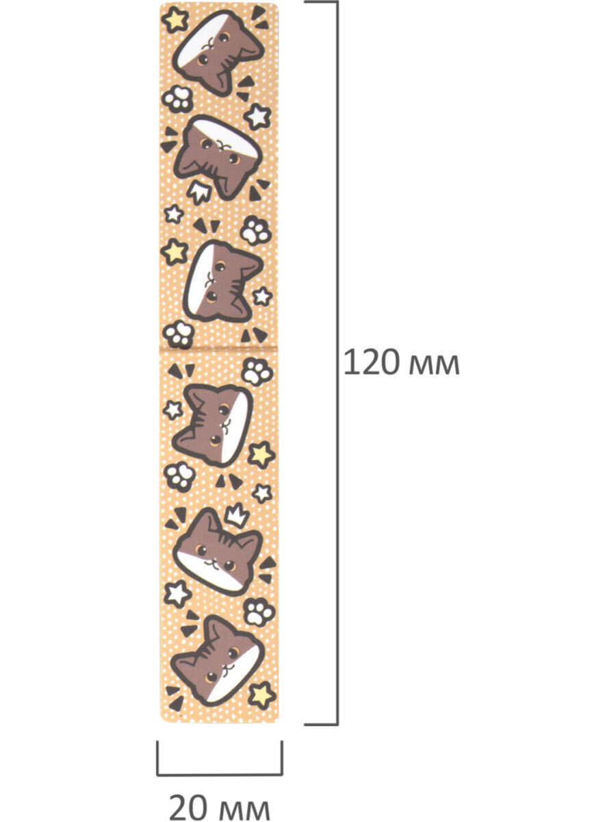 Магнитная закладка Brauberg Милые коты - фото 8