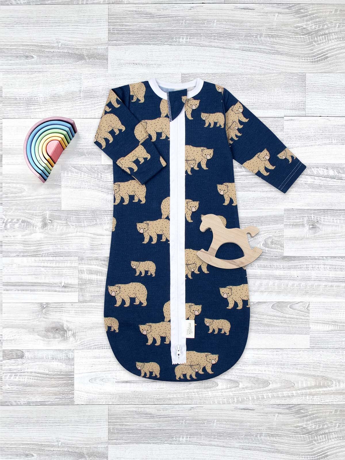 Конверт спальный Mjolk голубой - фото 1