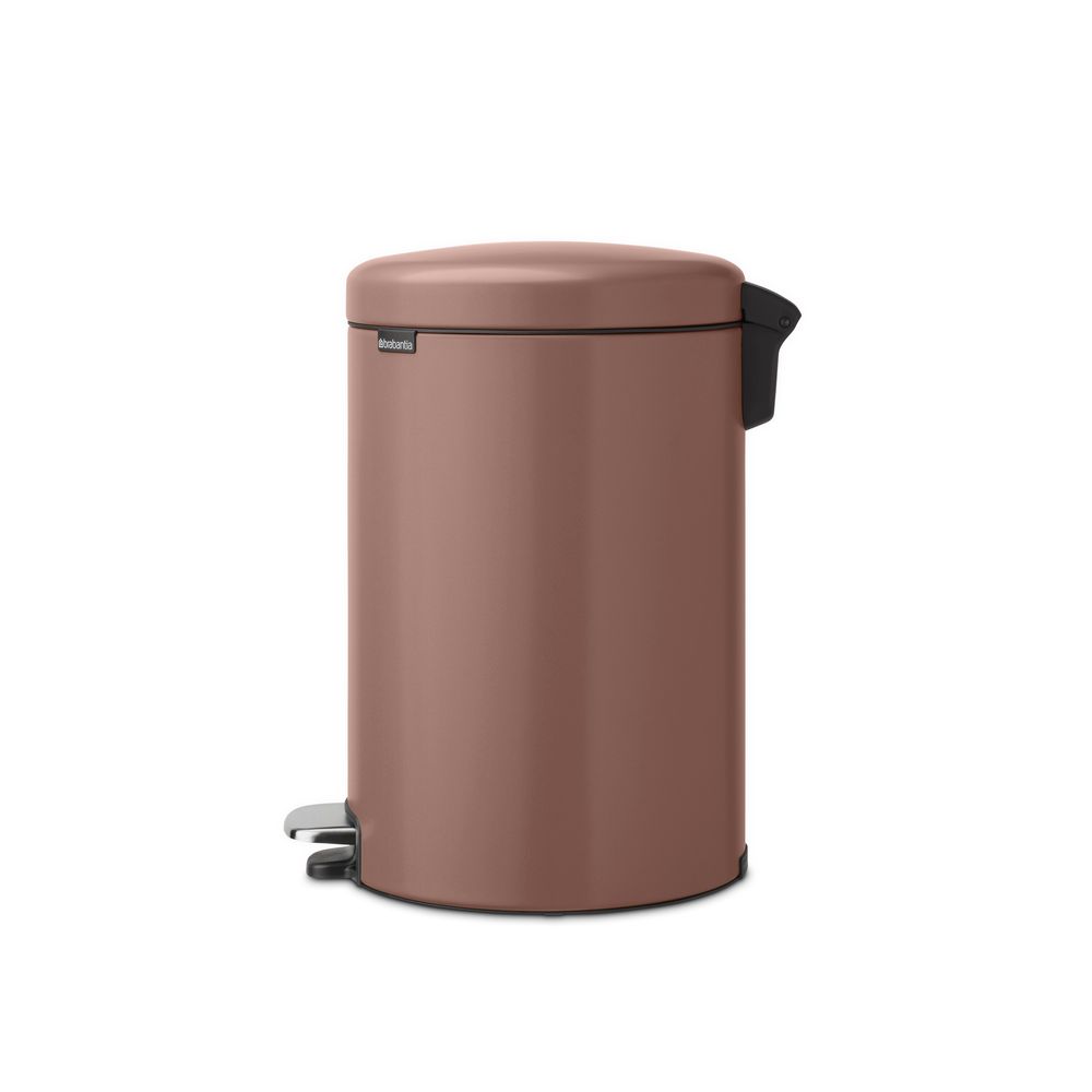 Бак мусорный Brabantia NewIcon с педалью светло-коричневый 20л 234026 - фото 2