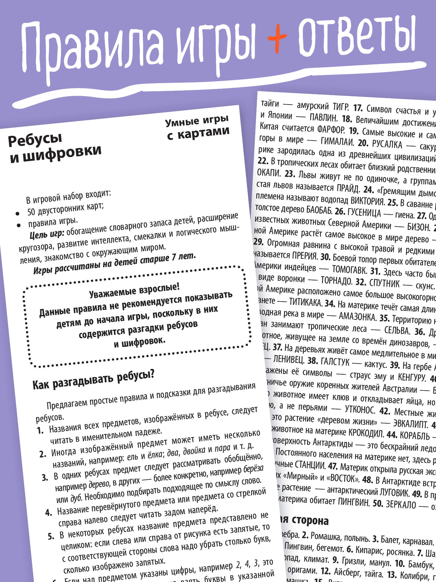 Настольная игра АЙРИС-пресс Ребусы и шифровки 7+ - фото 3