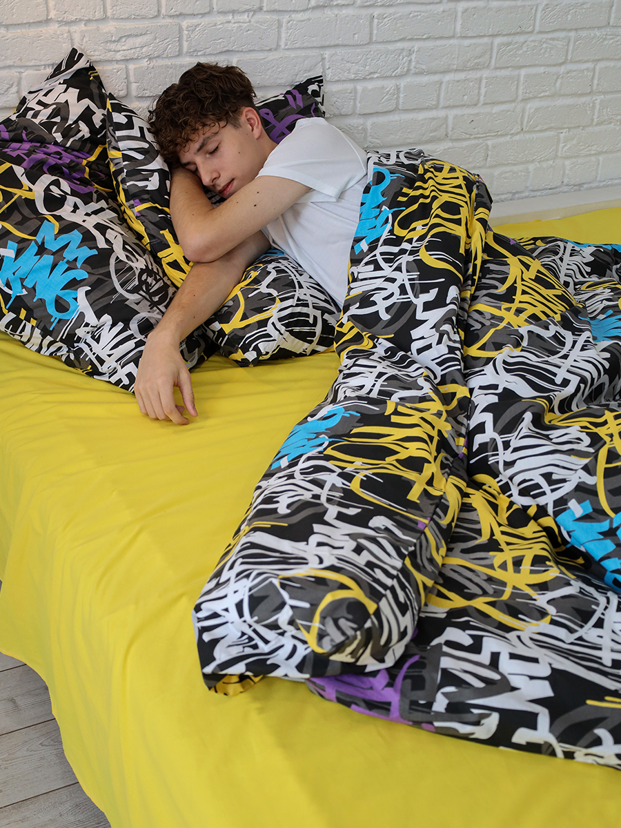 Комплект постельного белья BRAVO kids dreams Граффити полутораспальный 3 предм. - фото 12