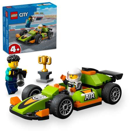 Конструктор LEGO City Зеленый Гоночный автомобиль блочный