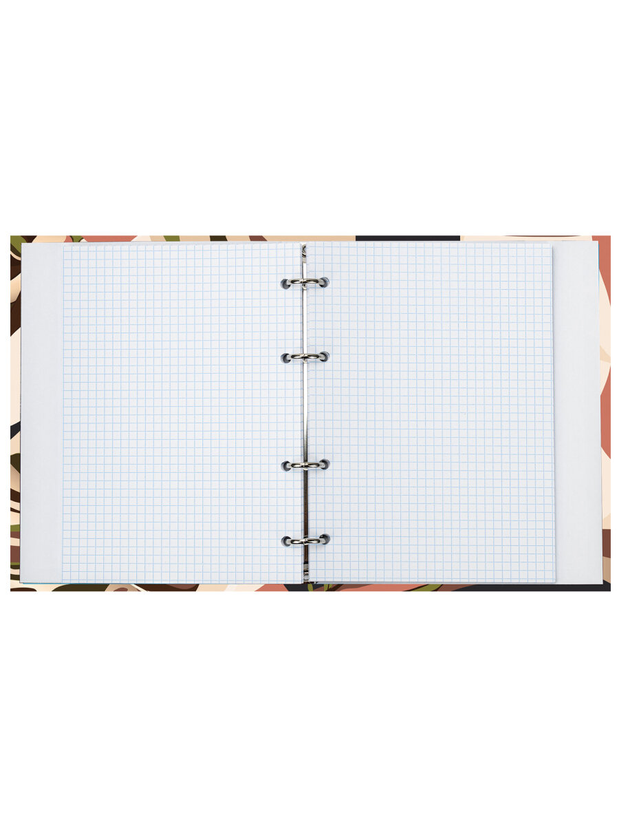 Тетрадь со сменным блоком Brauberg клетка 120 лист. - фото 7