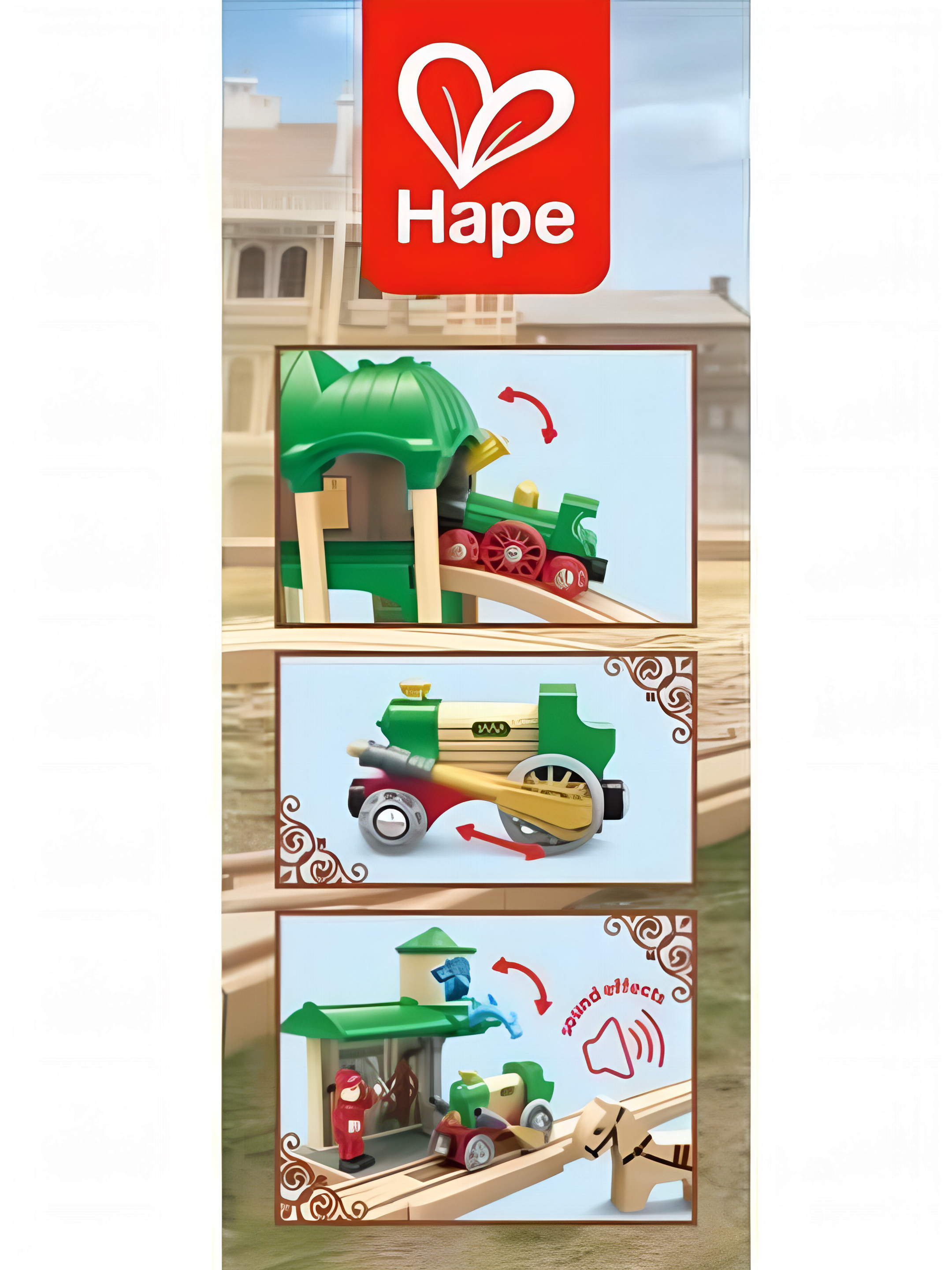 Набор железнодорожный Hape E3741_HP - фото 2