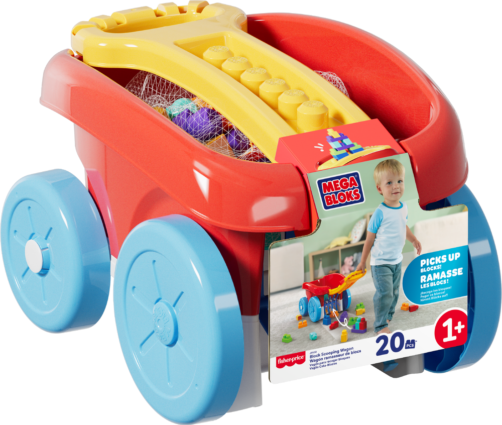 Конструктор Mega Bloks Block Scooping Wagon 20 дет. - фото 1