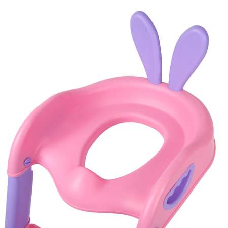 Накладка на унитаз со ступенькой Babyton Pink