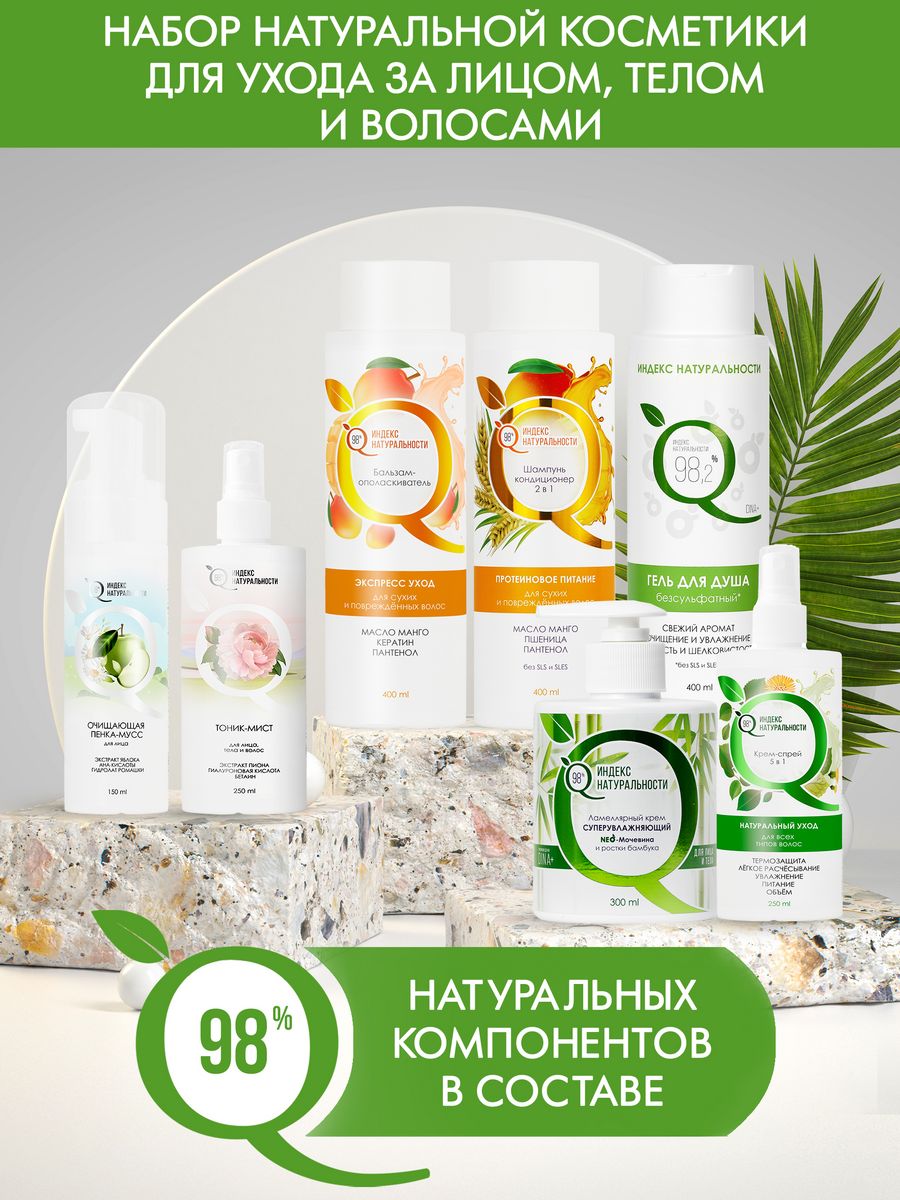 Набор натуральной косметики Индекс Натуральности Подарочный набор - фото 2