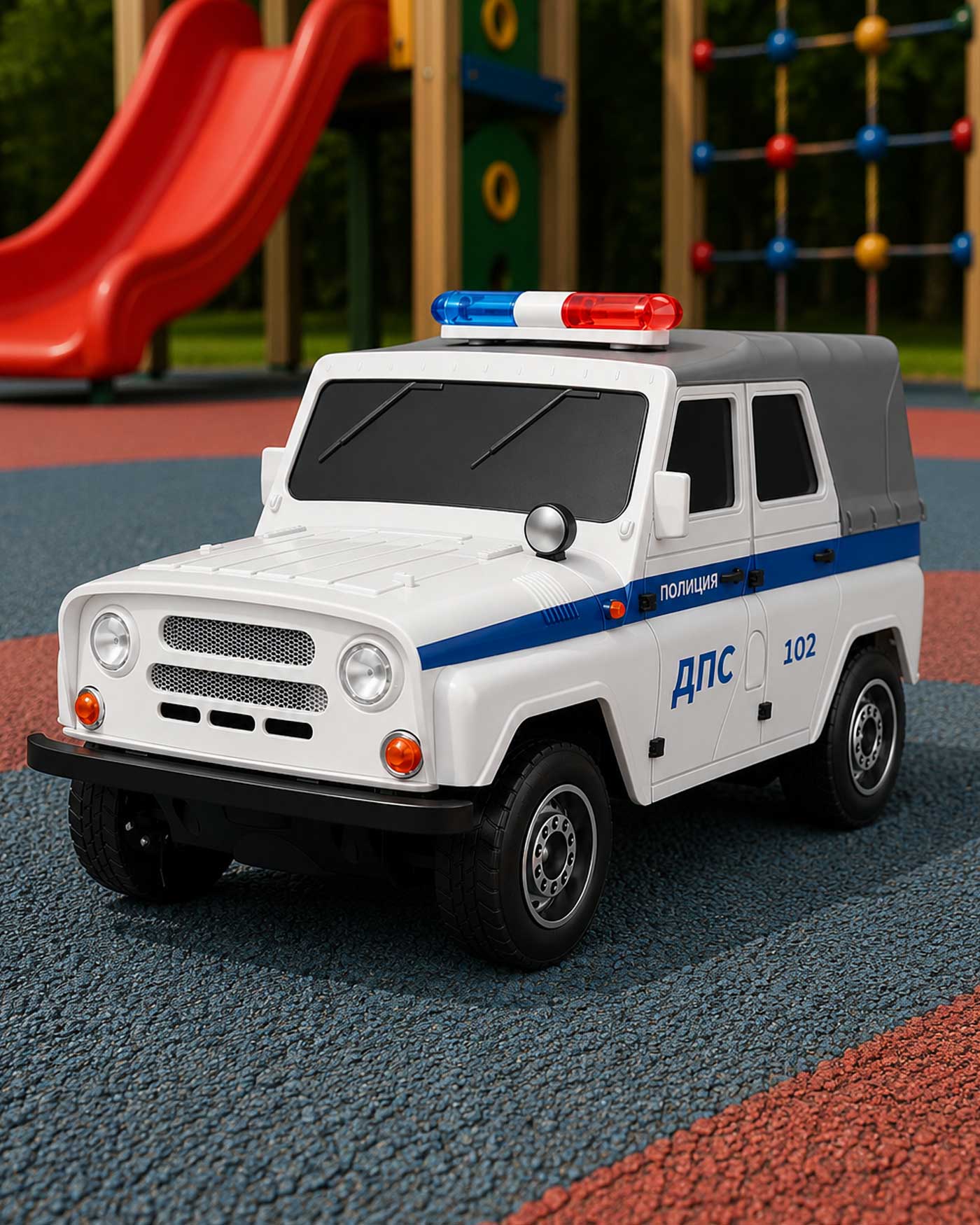 Полицейская машина РУ Mobicaro 1:24 - фото 3