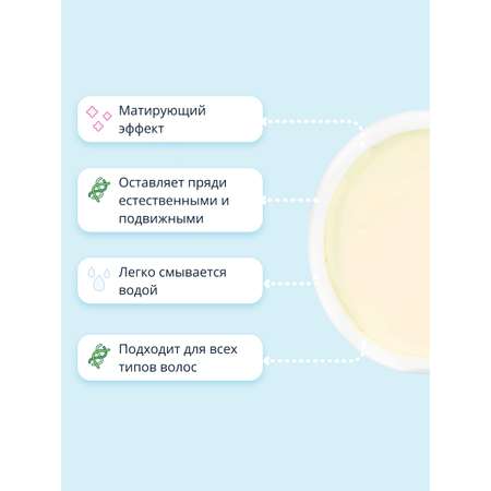 Глина для укладки волос KENSUKO Create сильной фиксации 75 мл