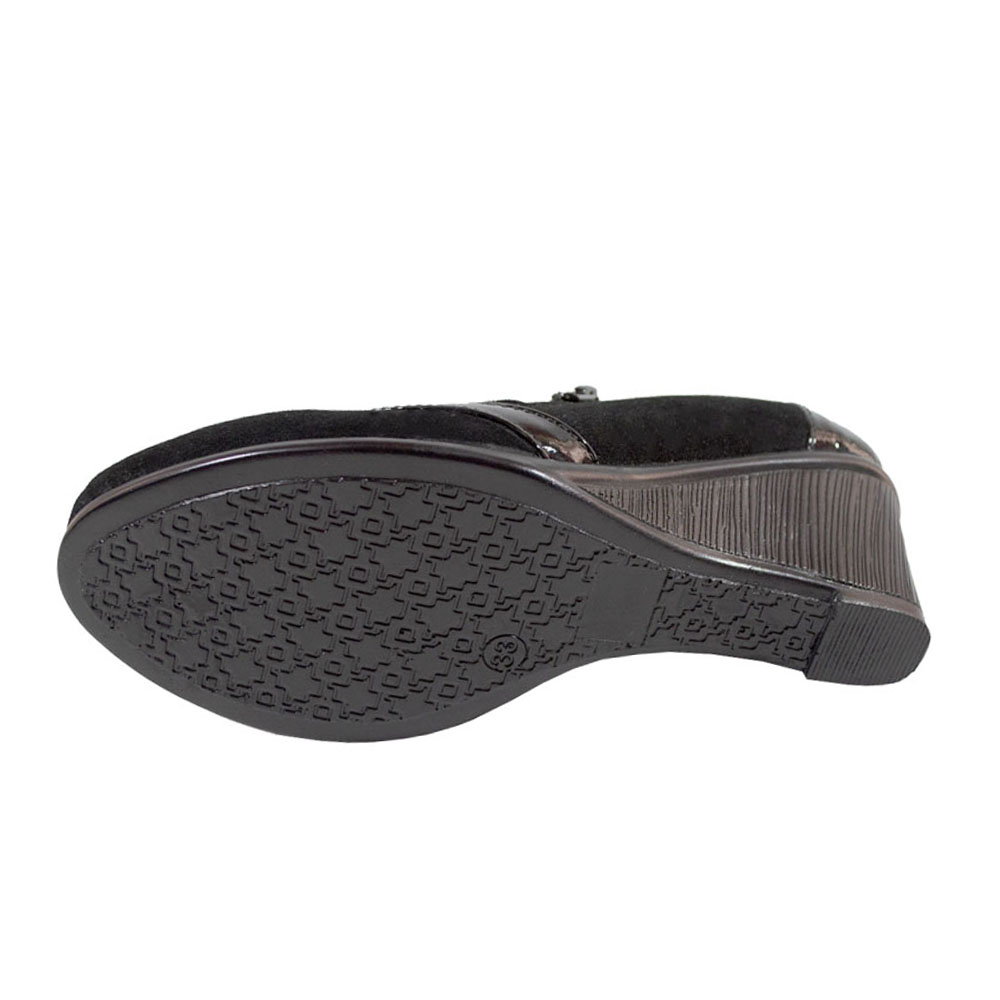 Туфли BEST.A 1713-19-20 BEST.A Туфли для девочки,черный замша - фото 4