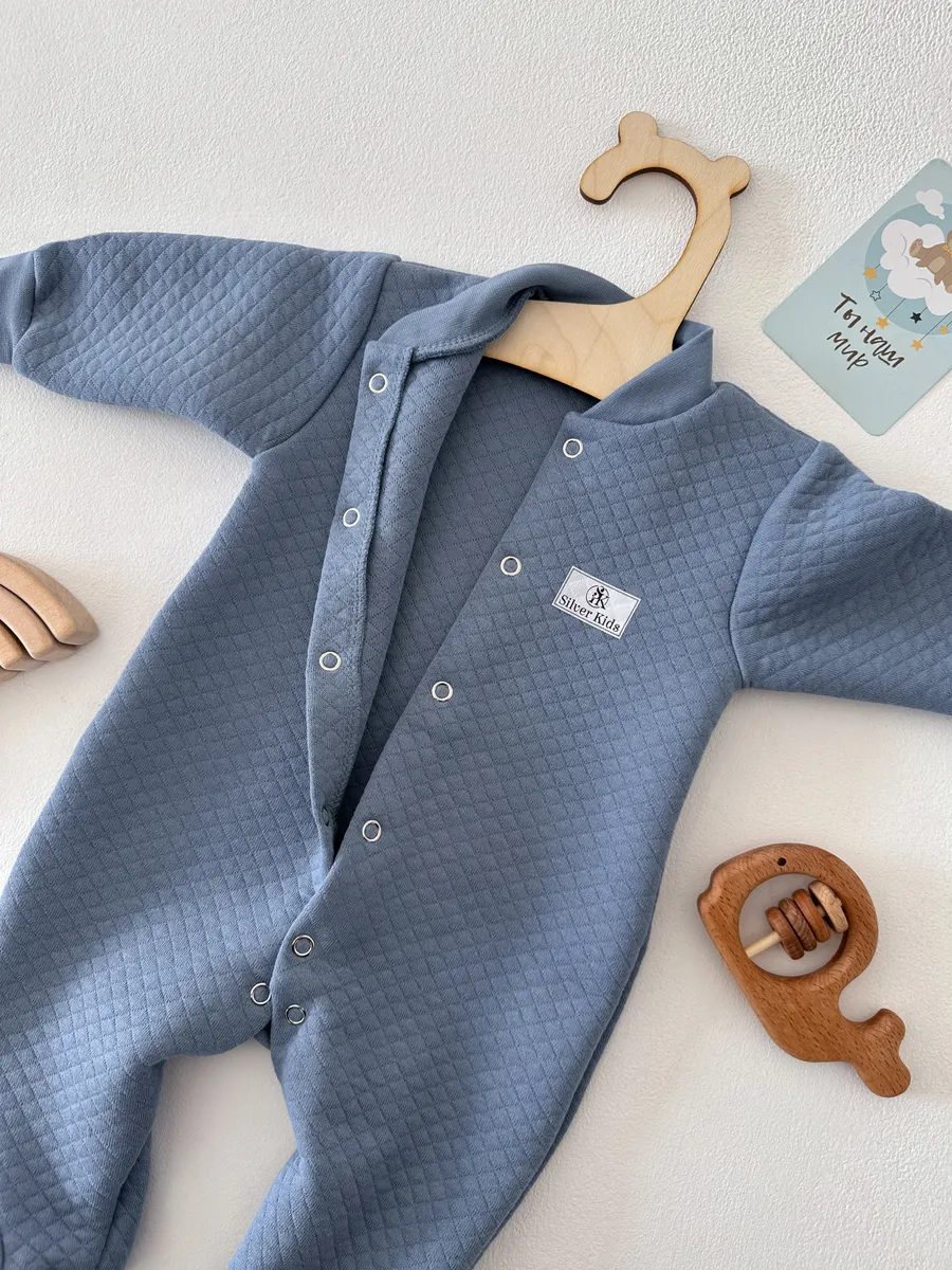 Комбинезон Супер Пупс мод24/сероголубой - фото 20