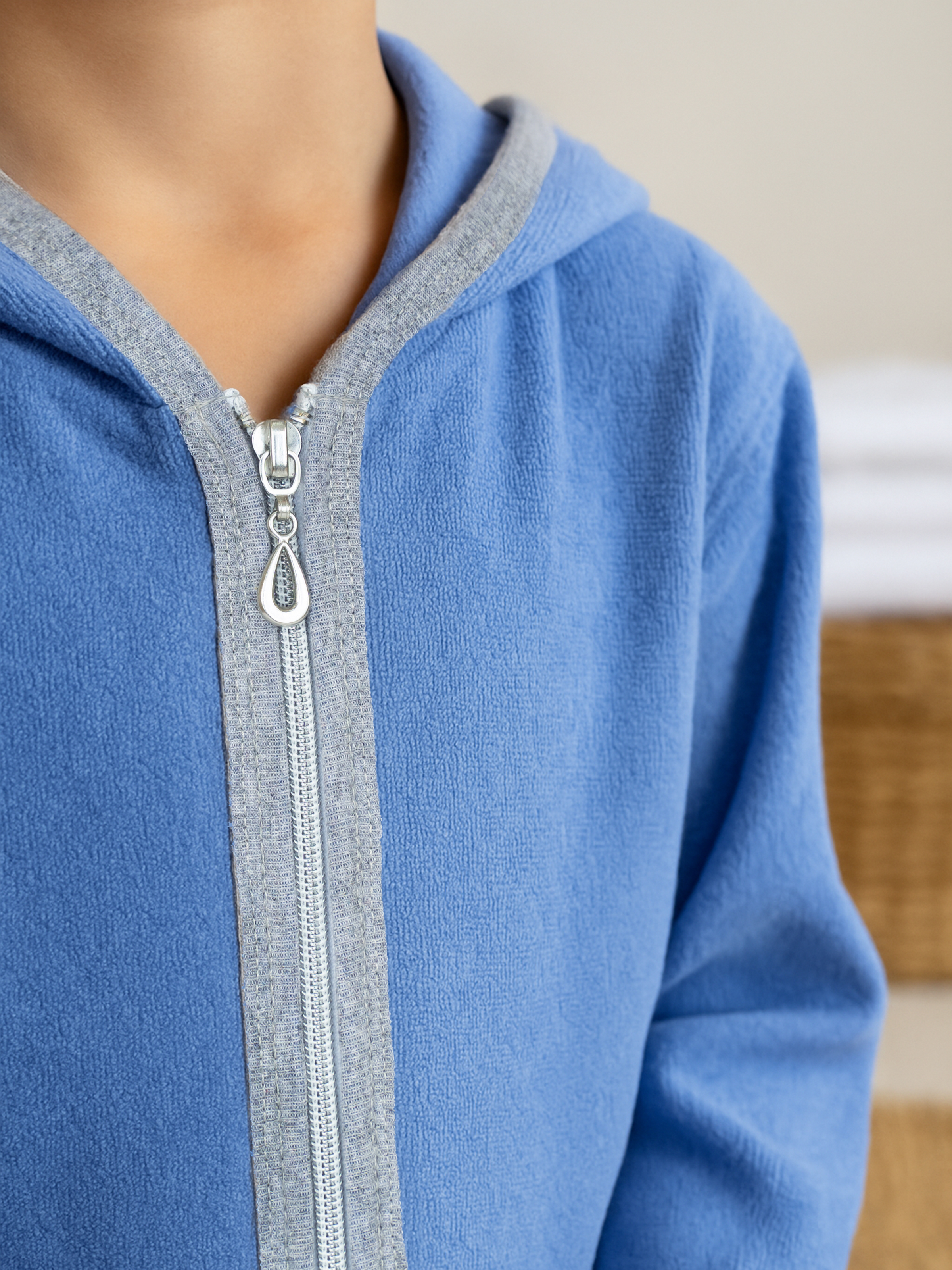 Халат Утенок 906 голубой - фото 4