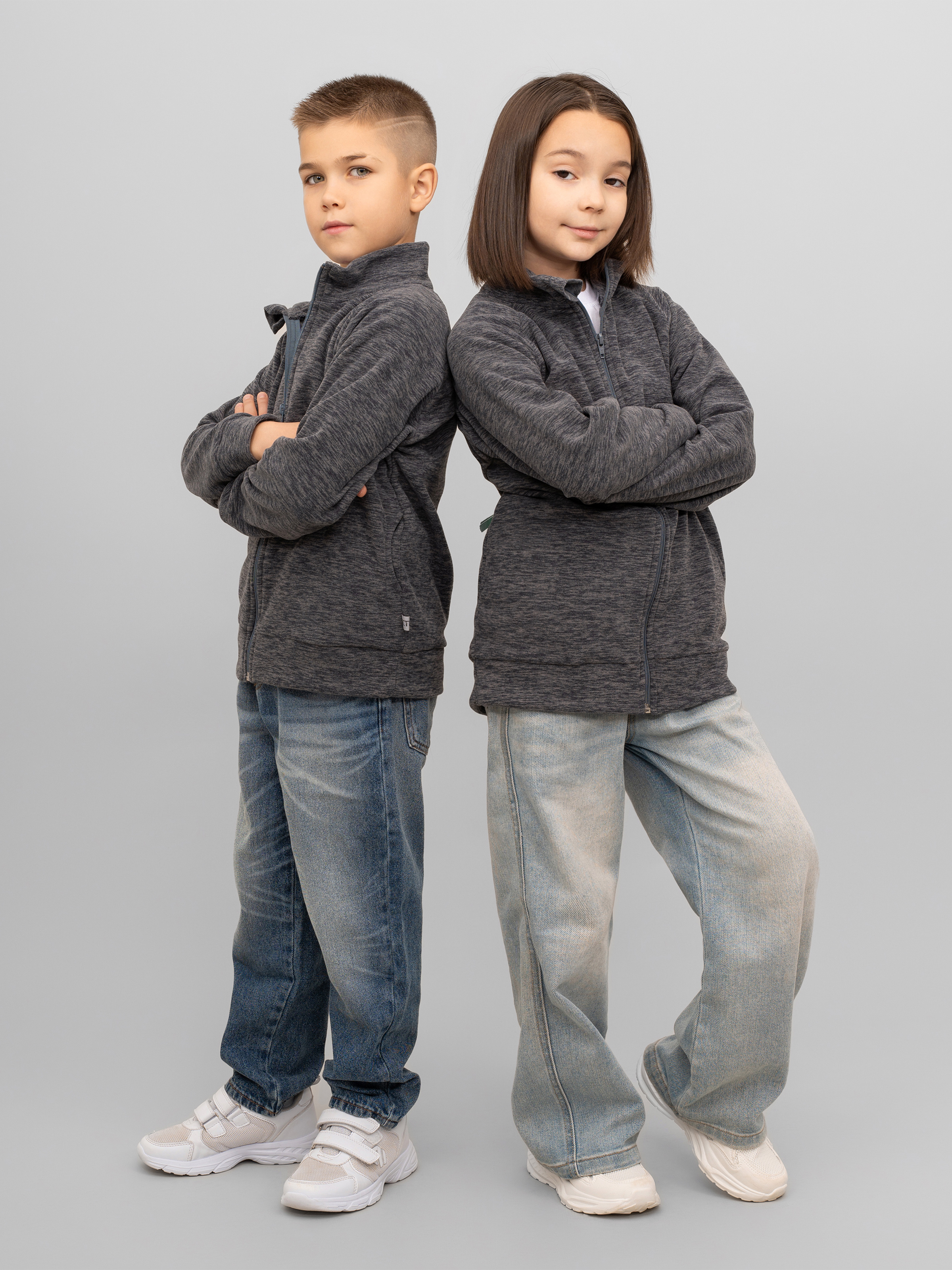 Толстовка ULTRA 689/1кт-Ул т.серый - фото 3