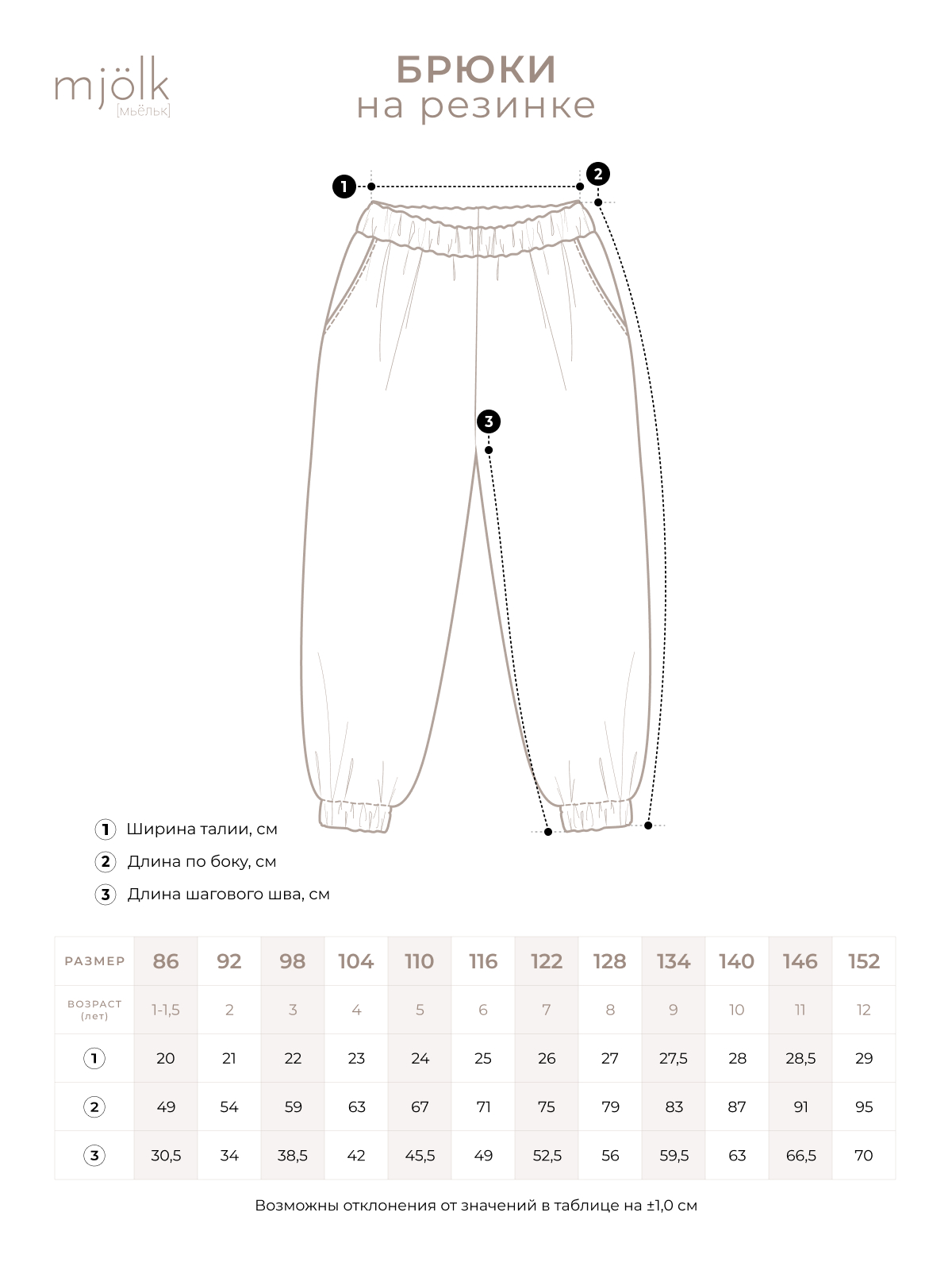 Брюки Mjolk 4586414 - фото 3