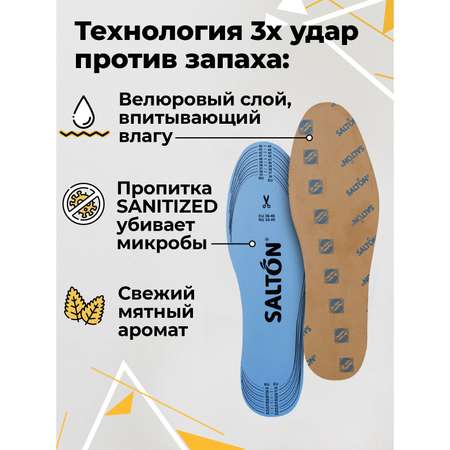 Стельки антибактериальные Salton Sport