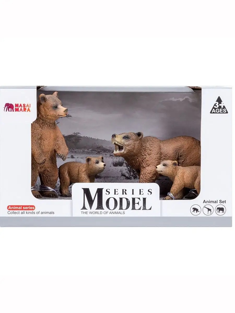 Игровой набор Masai Mara Семья медведей - фото 10