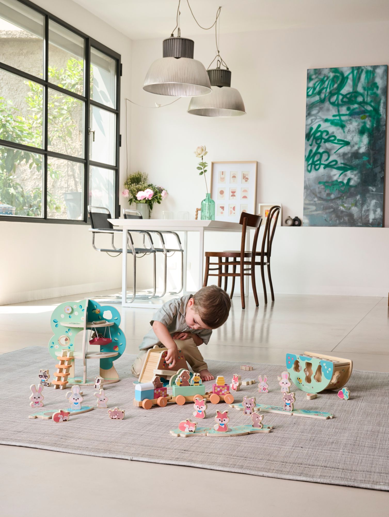 Игрушка Chicco сортер развивающий набор Лисье логово - фото 9