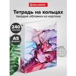 Тетрадь со сменным блоком Brauberg клетка 240 лист.