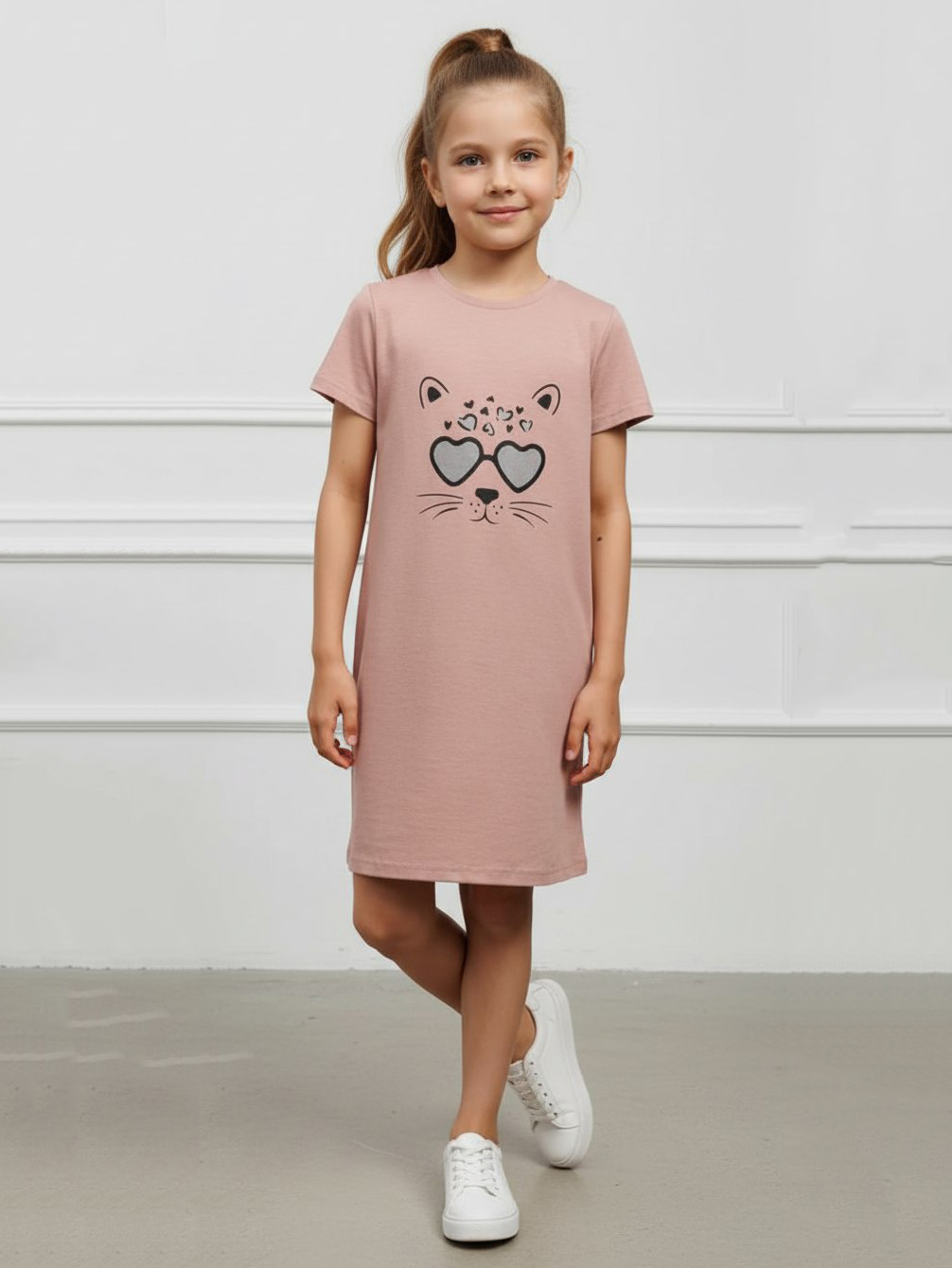 Изображение товара Платье для девочки VGtrikotazh 140 из 100% хлопка
