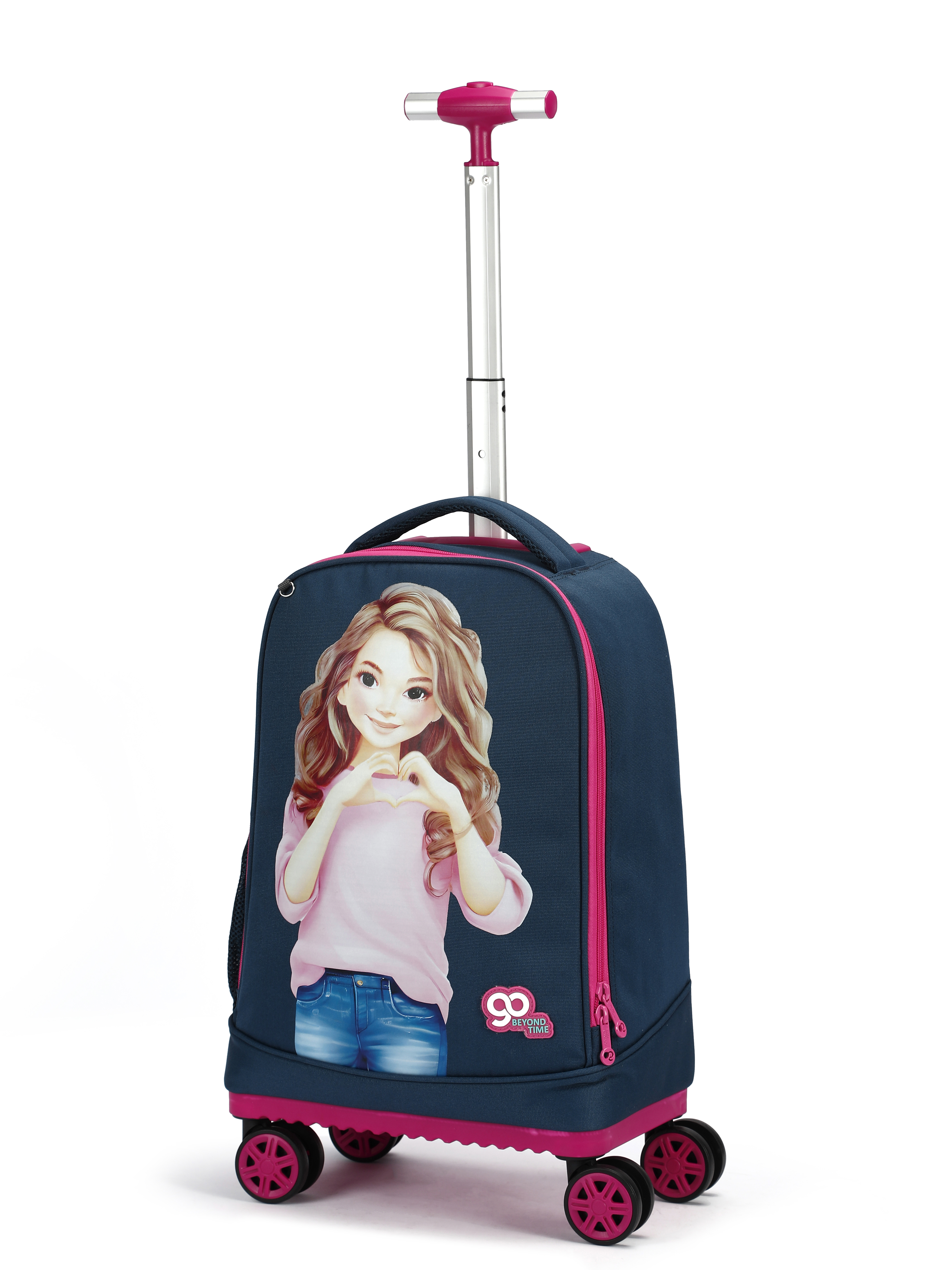 Чемодан Beyond time Девочка с сердечком - фото 7
