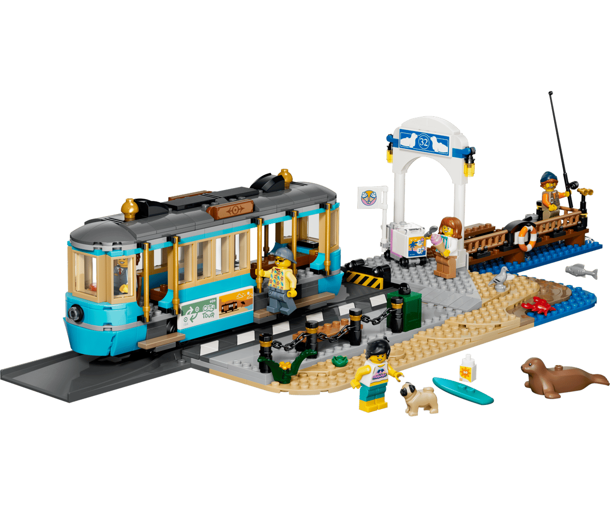 Конструктор LEGO City Классический пляжный трамвай 693 дет. - фото 2